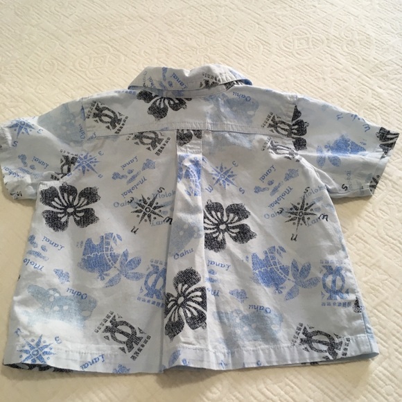 12m (5/$20) Button-Down Islands-Theme - Picture 4 of 6